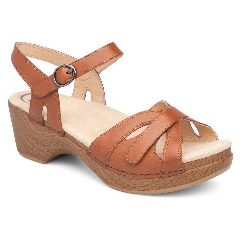 NEW DANSKO women's season clogs in brown